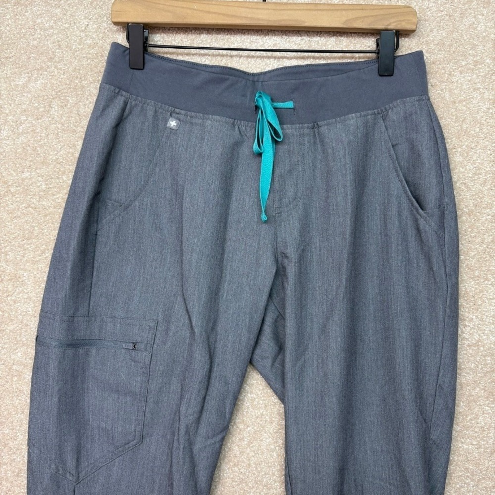 FIGS Zamora Jogger Scrub Pants Size Small Gray‎ Nurse Medical - Picture 2 of 6